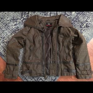 Moto Jacket- fur lined.